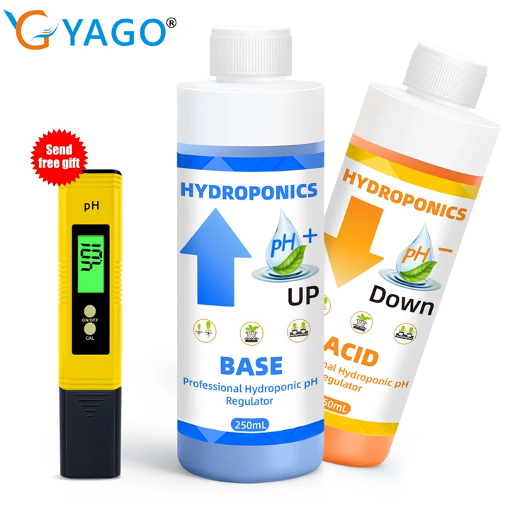 Ph Up Down Solution - YAGO 250ml/100ML General Hydroponic pH Control